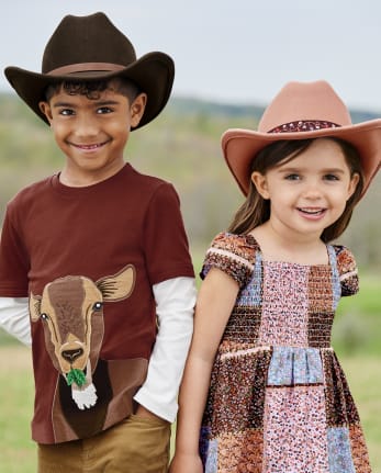 Sombrero vaquero de fieltro para niñas - Western Skies