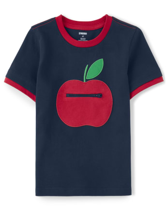Boys Peek-A-Boo Apple Patch Top - Teacher's Favorite
