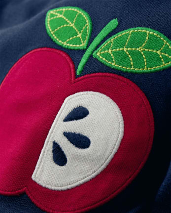 Girls Apple Cotton 2-Piece Pajamas - Gymmies