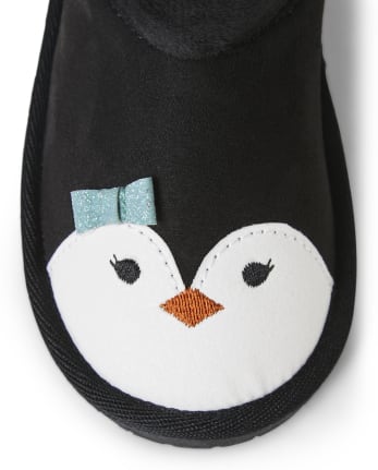 Girls Penguin Boots - Polar Party