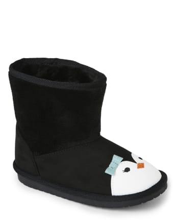 Girls Penguin Boots - Polar Party