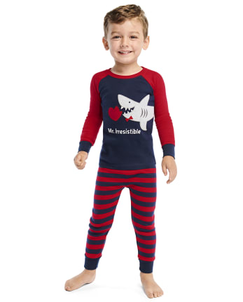 Pijama de 2 piezas de algodón Valentine Cutie para niño - Gymmies