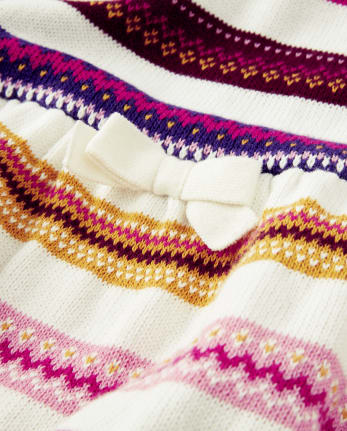 Girls Long Sleeve Striped Sweater Dress - Little Llamas | Gymboree 