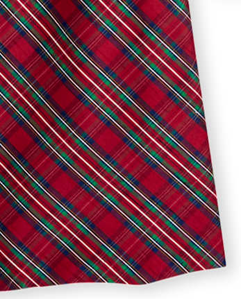 Womens Plaid Shirt Dress - Family Celebrations Red