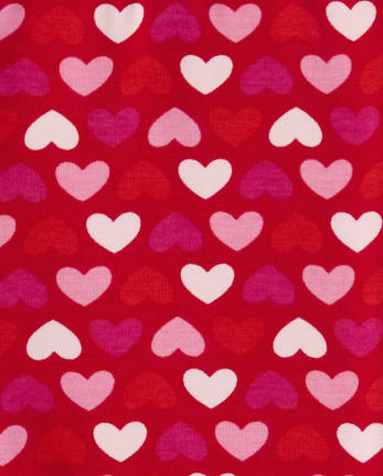 Leggings de niña con corazones - Valentine Cutie