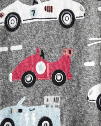 Pijama de 2 piezas de algodón Race Car para niños - Gymmies
