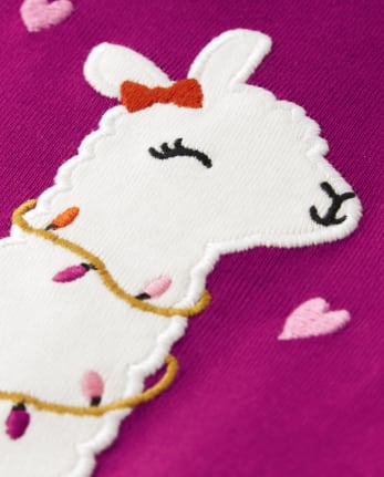 Pijama Niñas Pequeñas Llamas Algodón 2 Piezas - Gymmies