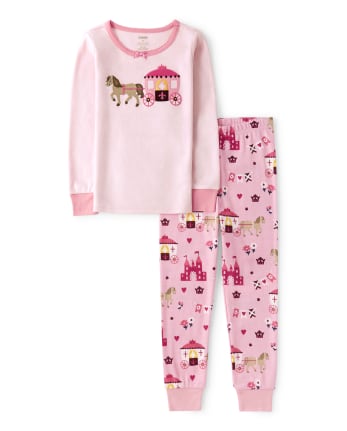Pijama de 2 piezas de algodón Royal Princess para niñas - Gymmies