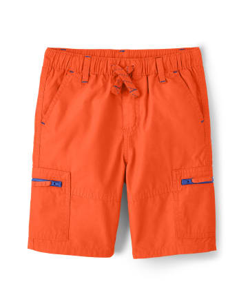 Boys Pull On Cargo Shorts - Start Your Engines