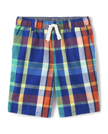 Shorts de tela escocesa para niños - Aye Aye Matey