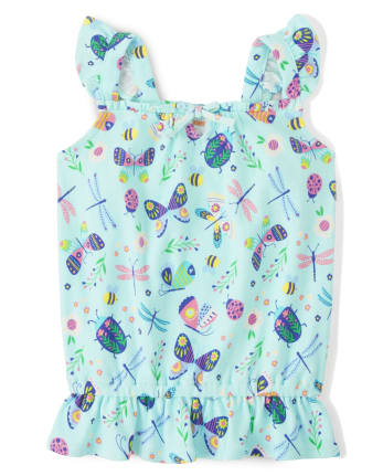 Girls Bug Flutter Top - Backyard Explorer