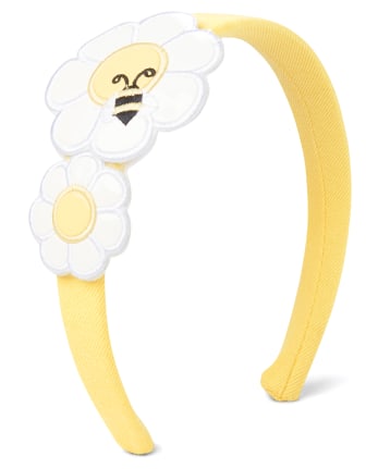 Girls Dot Daisy Headband - Busy Little Bee