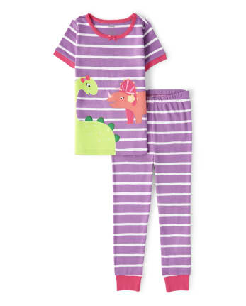 Pyjama en coton Fille Dino Snug Fit - Gymmies
