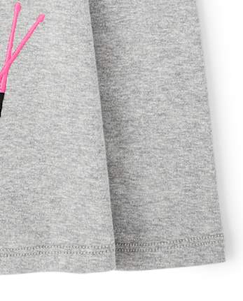 Girls Embroidered Band Top - Rock Academy