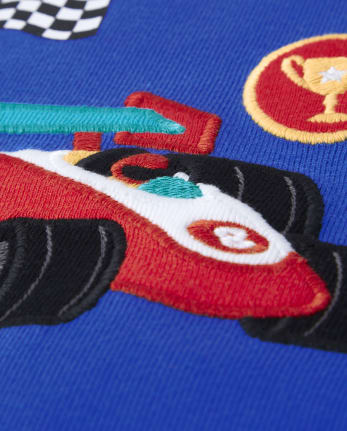Boys Racecar Cotton 2-Piece Pajamas - Gymmies