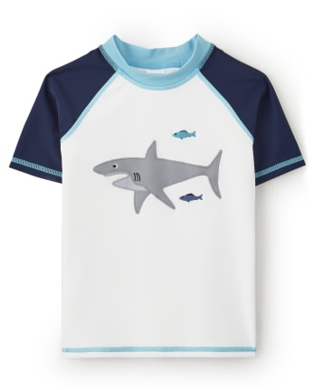 Boys Shark Rashguard - Splish-Splash