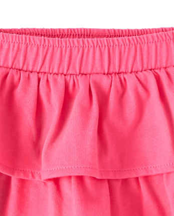 Jupe-short Fille Tiered - Rock Academy