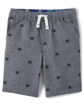 Shorts sin calar con diseño de calavera para niños - Aye Aye Matey