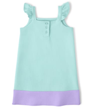 Girls Embroidered Garden Shift Dress - Backyard Explorer