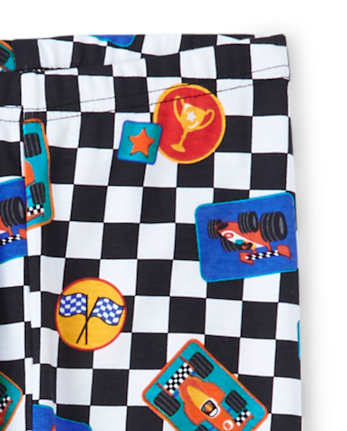 Boys Racecar Snug Fit Cotton Pajamas