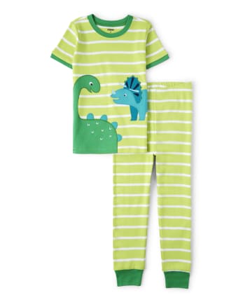 Pyjama ajusté en coton à motif dinosaure pour garçon - Gymmies