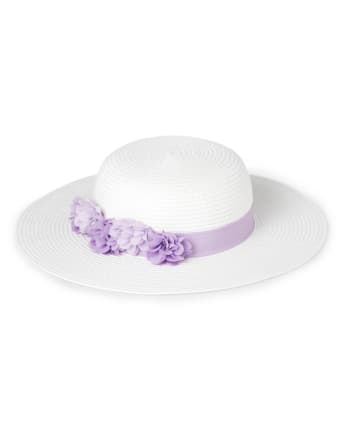 Girls Floral Sun Hat - Splish-Splash