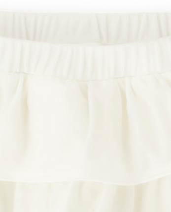 Jupe-short Fille Tiered Velvet - Polar Party