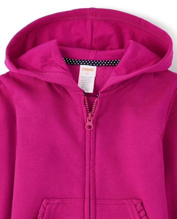 Girls Zip Up Hoodie - Uniform