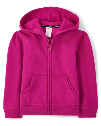 Girls Zip Up Hoodie - Uniform