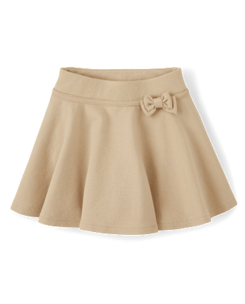 Girls Ponte Bow Skort - Uniform