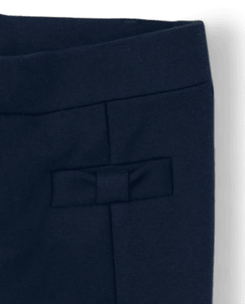 Jeggings Ponte Bow para niñas - Uniforme