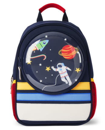 Boys Embroidered Space Backpack - Uniform