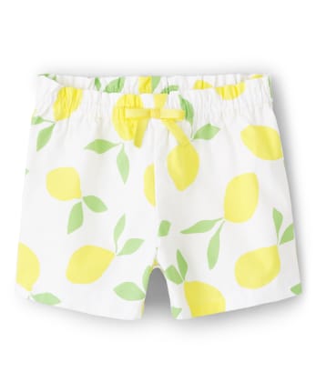 Girls Lemon Shorts - Citrus & Sunshine