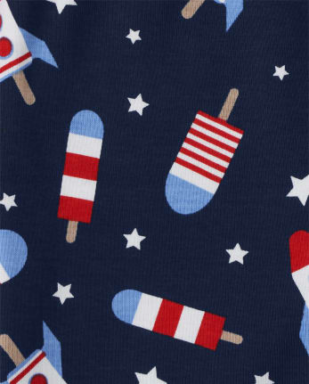 Pijama de 2 piezas de algodón American Popsicle unisex - Gymmies