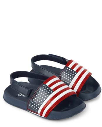 Unisex American Flag Slides - American Cutie