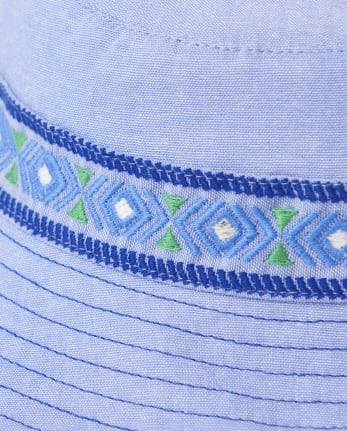 Boys Chambray Bucket Hat - Music Festival