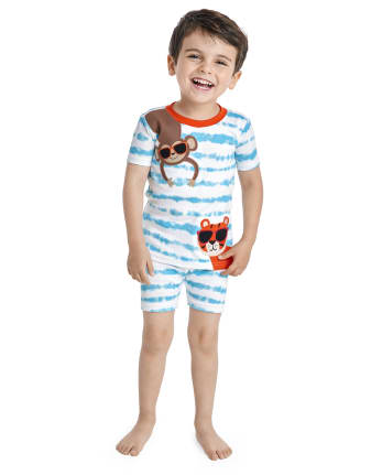 Boys Animal Snug Fit Cotton Pajamas - Gymmies