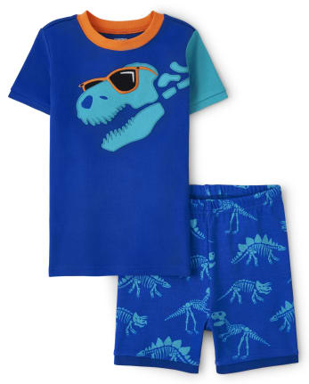 Pyjama ajusté en coton à motif dinosaure pour garçon - Gymmies