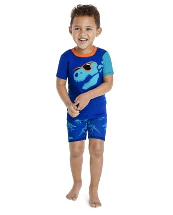 Pyjama ajusté en coton à motif dinosaure pour garçon - Gymmies