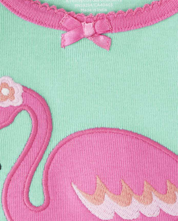 Pyjama Fille Flamingo Snug Fit en coton - Gymmies