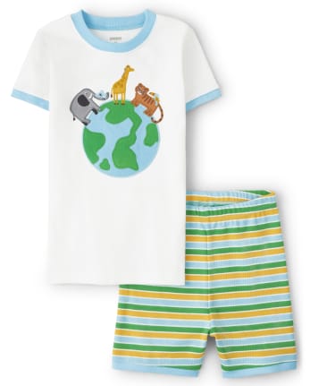 Pyjama ajusté en coton pour enfants Earth - Gymmies