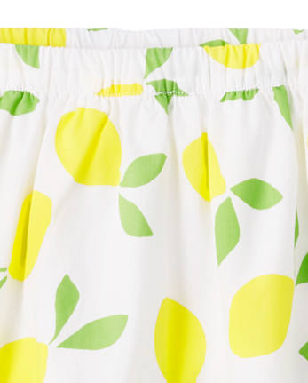 Jupe-short Fille Lemon Ruffle - Citrus & Sunshine