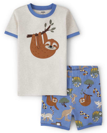Pyjama ajusté en coton pour garçons - Gymmies