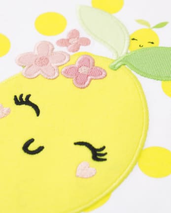 Pyjama en coton Fille Lemon Snug Fit - Gymmies