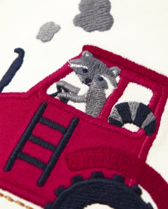 Haut de verger de pommiers brodé pour garçons - Chef de classe