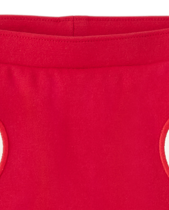 Girls Applique Apple Ponte Skort - Head of the Class