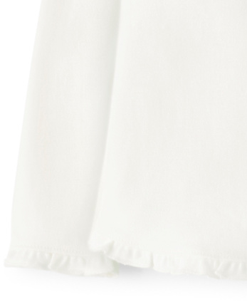 Ensemble haut pomme et leggings à pois pour fille - Chef de classe