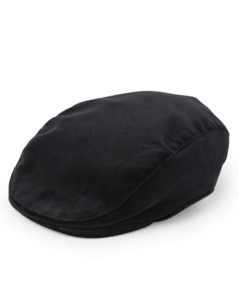 Gorro Newsboy de Terciopelo para Niños