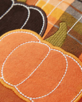Boys Pumpkin Layered Top - Perfect Pumpkin