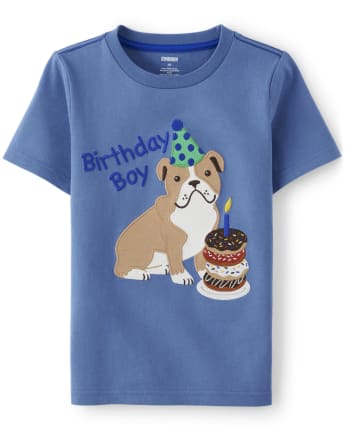 Top bordado de cumpleaños para niños - Birthday Boutique